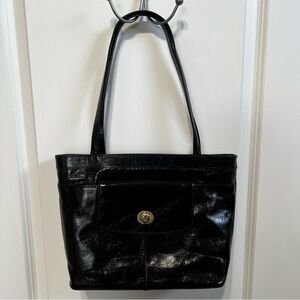 HOBO Black Leather Shoulder Bag